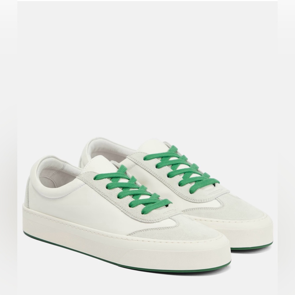 The Row Marley suede-paneled leather sneakers Size US 8, IT 38